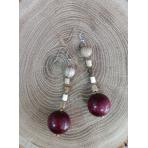 фото  Серьги из шариков и бусин