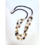 бусы из дерева фото Бусы деревянные Капучино