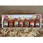 Пасхальные игрушки Пасхальный набор деревянных яиц 7 шт