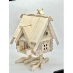 Шкатулки Шкатулка WoodFun Избушка на курьих ножках, деревянная, сувенирная, 38x25x25 см