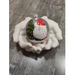  Новогодний шар Гномик8см