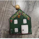  Новогодний домик(зеленый)