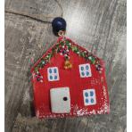  Новогодний домик(красный)