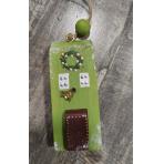  Новогодний  интерьерный домик(салатовый)