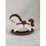 Лошадки качалки Игрушка Лошадка качалка деревянная 16 см