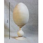 Деревянные заготовки Яйцо большое  35 см с подставкой