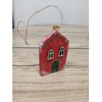  Новогодний домик(красный)