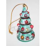 Новогодние игрушки Подвеска резная Eлочка 