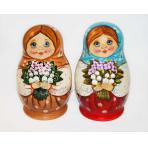 фото Матрешка авторская (Девочка с цветами) малая