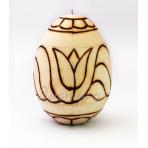 Яйца для раскраски из дерева Пасхальное  яйцо под роспись с контуром - Цветок