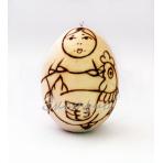 Яйца для раскраски из дерева Яйцо пасхальное под роспись -Девочка с курицей