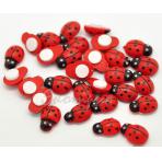 аппликации, оригами, поделки  Набор миниатюрных божьих коровок (20шт) на липучке