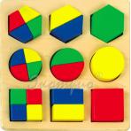 Пазлы в виде фигурок Половинки большие